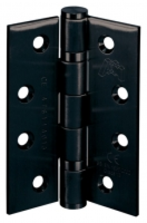 LPD Manhattan Matt Black Door Hinges - Pack of 3