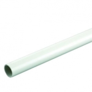 Wickes Round Conduit - White 25mm x 2m