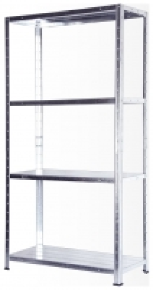 Wickes  Buffalo 4 Tier Galvanised Metal Shelf