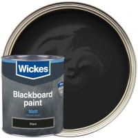Wickes  Wickes Blackboard Paint Matt Black 750ml