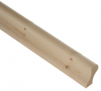 Wickes  Wickes Pine Pigs Ear Handrail 3.6m