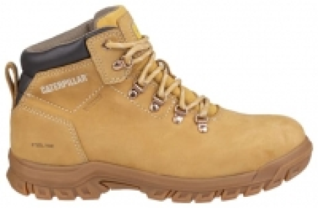 Wickes  Caterpillar Mae S3 Nubuck Waterproof Womens Safety Boots Hon