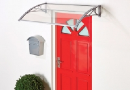 Superroof Emma Door Canopy Grey 1200 x 740mm