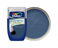 Wickes  Dulux Simply Refresh One Coat Paint - Sapphire Salute Tester