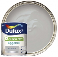 Wickes  Dulux Quick Drying Eggshell Paint - Chic Shadow - 750ml