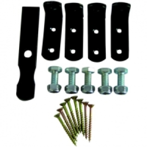 Wickes  Wickes Metal Driveway Gate Fitting Kit - Black