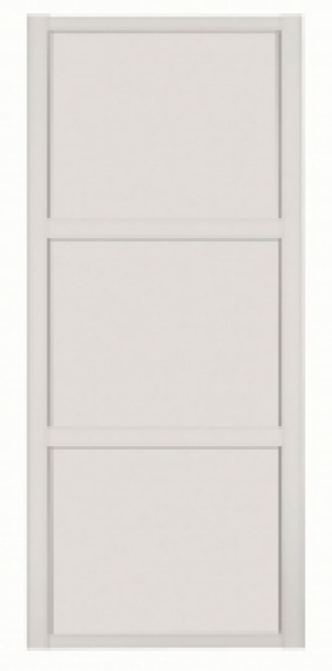 Wickes  Spacepro 3 Panel Shaker Cashmere Frame Cashmere Door - 914mm