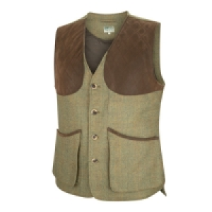 Partridges Hoggs Hoggs of Fife Gents Kinloch Technical Tweed Waistcoat - Medi