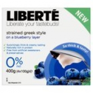 Liberte Blueberry Strained Greek Style 0%