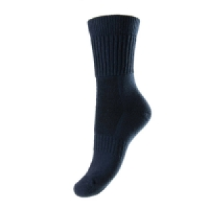 Partridges Hj Socks HJ Hall Cotton Rich Comfort Top Gardening Socks HJ607 Navy 6