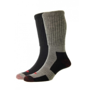 Partridges Hj Socks HJ Hall Comfort Top Work Socks HJ12 2 Pack 11-13