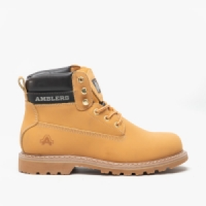 Amblers Tavistock Leather Lace Up Ankle Boots Honey Size 9 £25.00
