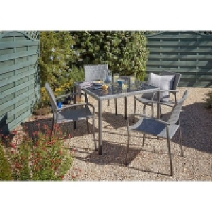 Homebase Yes Bambrick 4 Seater Garden Dining Set