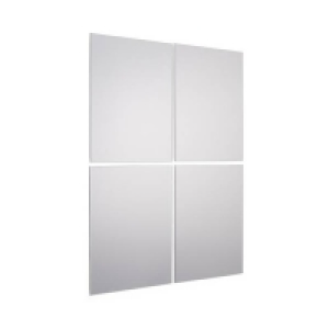 Homebase Glass Unframed Mirror - Set of 4