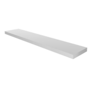 Mdf Floating Shelf - White Gloss - 1200 x 240 x 38mm