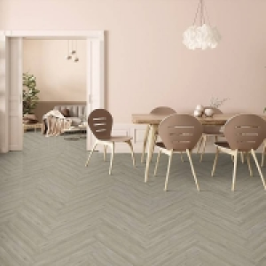 Homebase Spc Kraus Herringbone Luxury Vinyl Floor Tile Sample - Owsten Gr