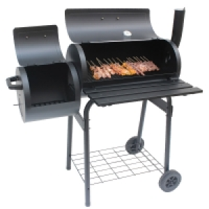 Alabama Steel Barrel Charcoal Smoker & BBQ £60.00