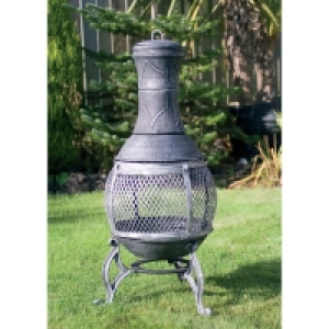 BMStores  Cast Iron Effect Chiminea 89cm