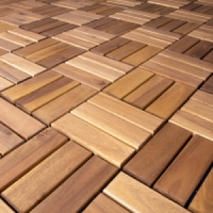 Acacia Wood Decking 4pk £5.00