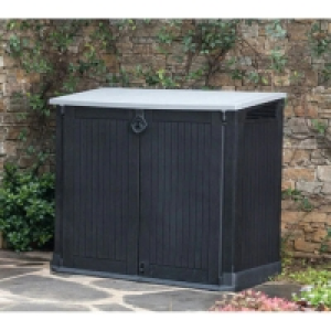 Keter - Store-It-Out Midi Storage Box Shed 880 Litres - Blac £79.00