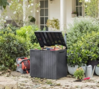 Keter - City Outdoor Garden Storage Box 113 Litres - Graphit £25.00