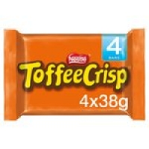 Toffee Crisp Milk Chocolate Bar Multipack 4 Pack £1.25