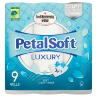 Iceland  Petal Soft Luxury 3 Ply Soft Toilet Tissue 9 Rolls