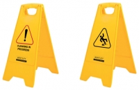 Wickes  Cleaning in Progress Yellow Floor Sign