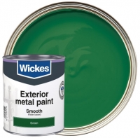 Wickes  Wickes Metal Paint Smooth Finish Satin Green 750ml