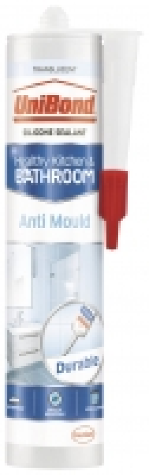 Wickes  UniBond Anti-Mould Kitchen and Bathroom Sealant Translucent 