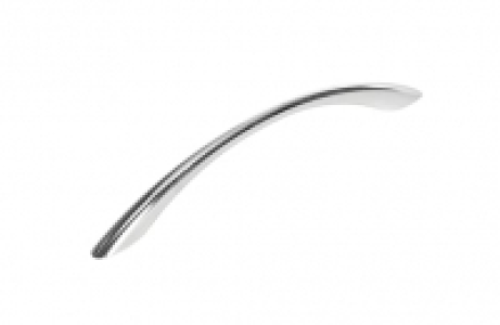 Wickes Tapered Bow Door Handle - Polished Chrome 112mm Pack
