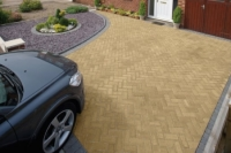 Wickes  Marshalls Driveline Priora Driveway Block Paving - Buff 200 