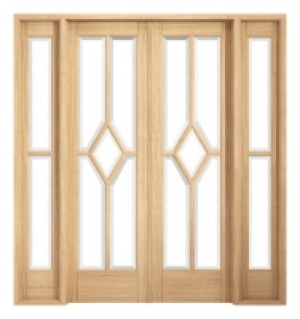 LPD Internal Reims Room Divider W6 Pre-Finished Oak Solid Co