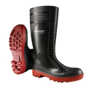 Dunlop Acifort Ribbed Full Safety Wellington Boot Size 12 /4 £16.00