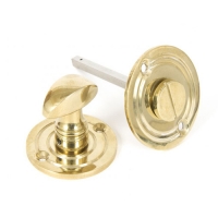 Partridges From The Anvil Anvil Brass Round Bathroom Thumbturn Lock - 83825