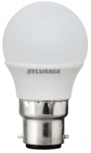 Sylvania LED Non Dimmable Frosted Mini Globe B22 Light Bulb