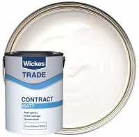 Wickes  Wickes Trade Contract Matt Emulsion Pure Brilliant White 5L