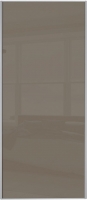 Wickes  Spacepro Sliding Wardrobe Door Silver Framed Single Panel Ca