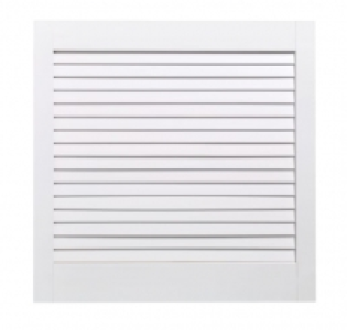 Wickes White Closed Internal Louvre Door - 610 x 610mm