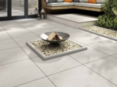 Marshalls Sawn Sandstone Smooth Grey Multi Paving Slab 600 x