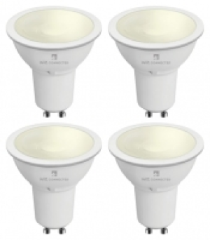 Wickes  4lite WiZ Connected LED SMART GU10 Light Bulbs - Warm White 