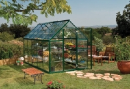 Palram Canopia 6 x 10ft Harmony Large Aluminium Apex Greenho