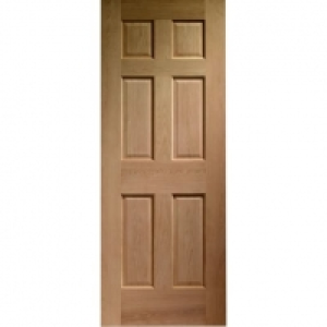 Wickes Colonial External Oak Door 6 Panel 1981 x 762mm
