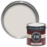 Homebase Water Based Farrow & Ball Modern Emulsion Paint Strong White - 2.5L