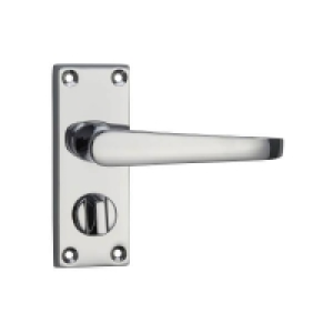 Homebuild Victorian Straight Short Backplate Privacy Lever S £12.00