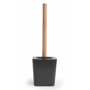 Bamboo, Plastic Home Design Bambu Toilet Brush - Black