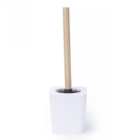 Homebase Bamboo, Plastic Home Design Bambu Toilet Brush - White