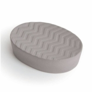 Ceramic Home Design Chevron Soap Dish - Taupe