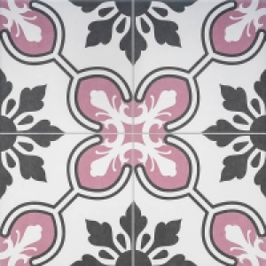 Fiore Blush / Grey Pre-scored Porcelain Wall & Floor Tile -  £42.60