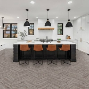 Kraus Rigid Core Herringbone Luxury Vinyl Floor Tile - Langl £117.00